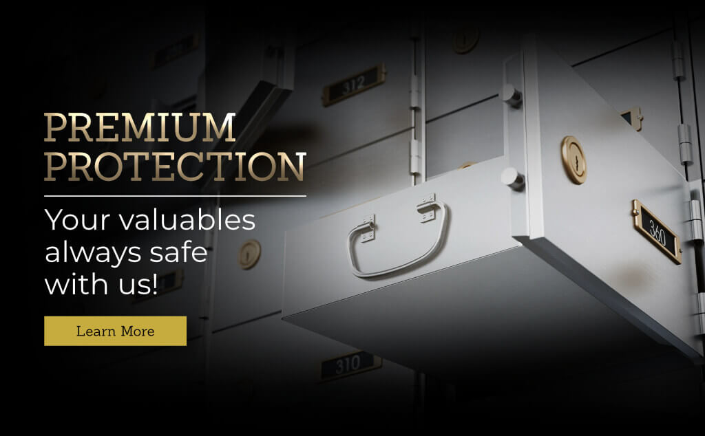The Vault House Safe deposit boxes facility, Premium Protection